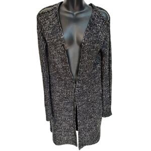 Ohmg long sweater with peek-a-boo sleeves  - Sz Sm